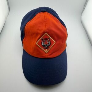Kids Cub Scouts Tiger Embroidered Baseball Cap Blue Orange‎ Adjustable Youth